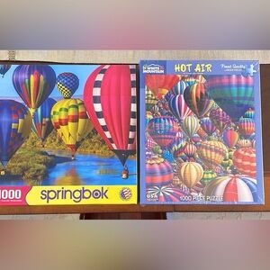 NWOT Springbok Hot Air Balloon Puzzles - lot of 2